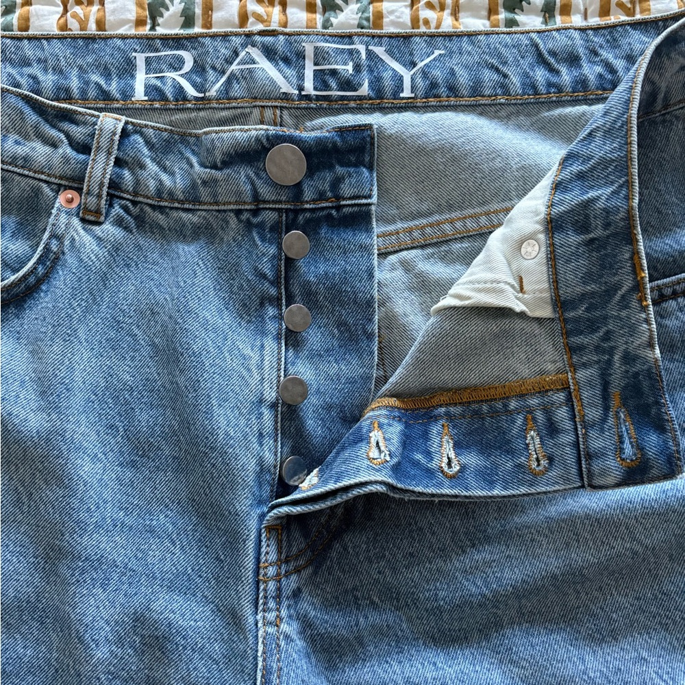 Raey 31" Dad organic-cotton boyfriend jeans - Picture 9 of 10